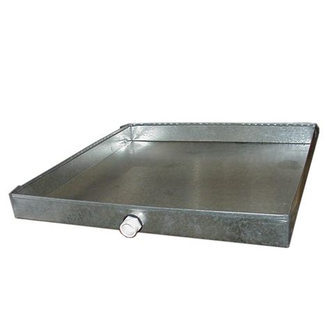 sheet metal drain pan|20x20 drain pan home depot.